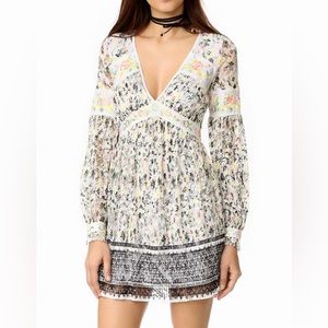 Free People Lace Floral Dress Size 4